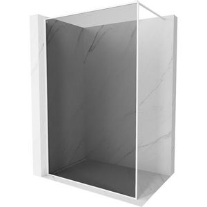MEXEN/S - Kioto-F Sprchová zástena WALK-IN s rámom 100 x 202, grafit 8 mm, biela 800-100-104-20-40 vyobraziť