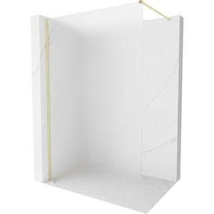 MEXEN/S - Kyoto-X Sprchová zástena WALK-IN 120 x 200, dekor 10 mm, zlato kefovaná 800-120-101-55-30-X vyobraziť