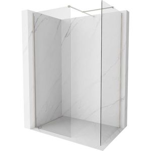 MEXEN/S - Kyoto-X Sprchová zástena WALK-IN 110 x 110, transparent 10 mm, nikel kartáčovaný 800-110-202-97-00-110-X vyobraziť