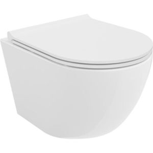 MEXEN/S - Lena Závesná WC misa Rimless Tornado vrátane sedátka s slow slim, duroplast, biela lesk 30220500T vyobraziť