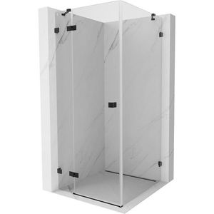 MEXEN/S - Lunar sprchovací kút dvere krídlové ľavá 70 x 70, transparent, čierna 834-070-070-70-00-L vyobraziť