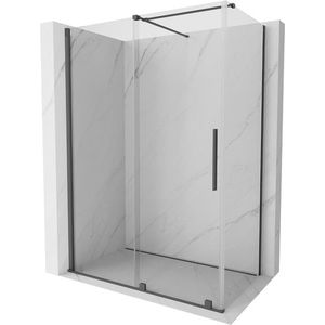 MEXEN/S - Velár sprchovací kút 130 x 70, transparent, grafit kartáčovaná 871-130-070-01-66 vyobraziť
