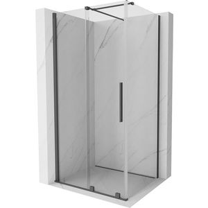 MEXEN/S - Velár sprchovací kút 130 x 85, transparent, grafit kartáčovaná 871-130-085-01-66 vyobraziť