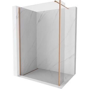 MEXEN/S - Kioto Sprchová zástena WALK-IN 110 x 30, transparent, meď kartáčovaná 800-110-212-65-00-030 vyobraziť