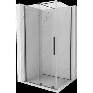 MEXEN/S - Velár sprchovací kút, posuvné dvere 130 x 85, transparent, grafit metal 871-130-085-01-95 vyobraziť