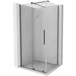 MEXEN/S - Velár sprchovací kút, posuvné dvere 130 x 100, transparent, grafit metal 871-130-100-01-95 vyobraziť