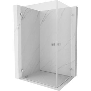 MEXEN/S - Lunar-B Duo sprchovací kút dvere krídlové 85 x 80, transparent, chróm 832-085L-080P-01-00 vyobraziť