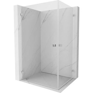 MEXEN/S - Lunar-B Duo sprchovací kút dvere krídlové 90 x 75, transparent, chróm 832-090L-075P-01-00 vyobraziť