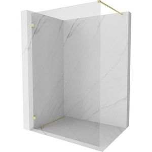 MEXEN/S - Lunar Sprchová zástena WALK-IN ľavá 70 x 200, transparent 8 mm, zlato kefovaná 830-070-000-55-00-L vyobraziť