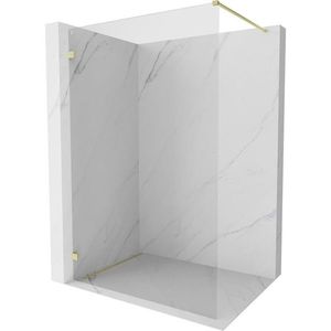 MEXEN/S - Lunar Sprchová zástena WALK-IN ľavá 120 x 200, transparent 8 mm, zlato kefovaná 830-120-000-55-00-L vyobraziť