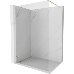 MEXEN/S - Lunar Sprchová zástena WALK-IN ľavá 130 x 200, transparent 8 mm, zlato 830-130-000-50-00-L vyobraziť