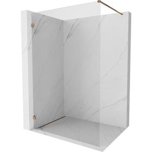 MEXEN/S - Lunar Sprchová zástena WALK-IN ľavá 130 x 200, transparent 8 mm, ružové zlato 830-130-000-60-00-L vyobraziť