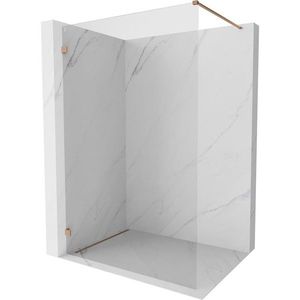 MEXEN/S - Lunar Sprchová zástena WALK-IN ľavá 130 x 200, transparent 8 mm, meď kartáčovaná 830-130-000-65-00-L vyobraziť