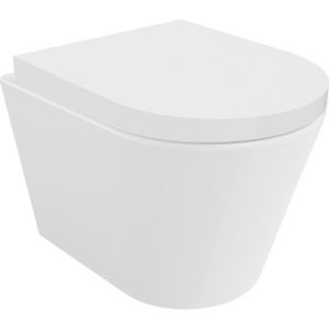 MEXEN/S - Rico Závesná WC misa Rimless Tornado vrátane sedátka s slow, duroplast, biela lesk 30720200T vyobraziť
