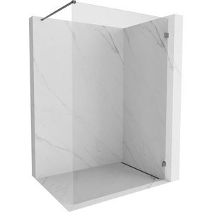 MEXEN/S - Lunar Sprchová zástena WALK-IN pravá 130 x 200, transparent 8 mm, grafit kartáčovaná 830-130-000-66-00-P vyobraziť