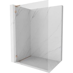 MEXEN/S - Lunar L Sprchová zástena WALK-IN ľavá 60 x 200, transparent 8 mm, meď kartáčovaná 830L-060-000-65-00-L vyobraziť