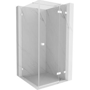 MEXEN/S - Lunar T sprchovací kút dvere krídlové pravá 110 x 110, transparent, biela 834T-110-110-20-00-P vyobraziť