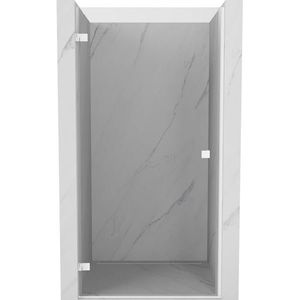 MEXEN/S - Lunar-B sprchové dvere krídlové ľavé 85, transparent, biela 832-085-000-20-00-L vyobraziť