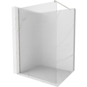 MEXEN/S - Kioto Sprchová zástena WALK-IN 70 x 200, prúžky 8 mm, nikel kartáčovaný 800-070-101-97-09 vyobraziť