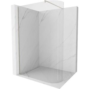 MEXEN/S - Kioto Sprchová zástena WALK-IN Walk-in 90 x 200, transparent 8 mm, nikel kartáčovaný 800-090-101-97-06 vyobraziť