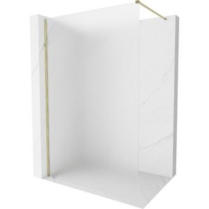 MEXEN/S - Kyoto-X Sprchová zástena WALK-IN 100 x 200, dekor 10 mm, zlato 800-100-101-50-30-X vyobraziť