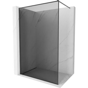 MEXEN/S - Kyoto-XF Sprchová zástena WALK-IN s rámom 50 x 202, grafit 10 mm, grafit kartáčovaná 800-050-104-66-40-X vyobraziť
