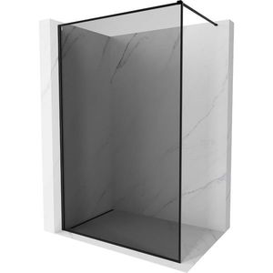 MEXEN/S - Kyoto-XF Sprchová zástena WALK-IN s rámom 60 x 202, grafit 10 mm, čierna 800-060-104-70-40-X vyobraziť