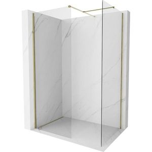 MEXEN/S - Kyoto Sprchová zástena WALK-IN 150 x 70 cm, transparent, zlatá 800-150-202-50-00-070 vyobraziť