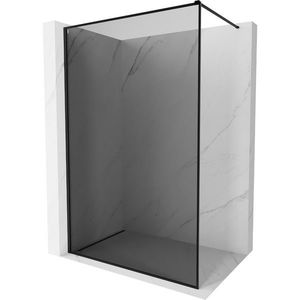 MEXEN/S - Kyoto-XF Sprchová zástena WALK-IN s rámom 90 x 202, grafit 10 mm, čierna 800-090-104-70-40-X vyobraziť