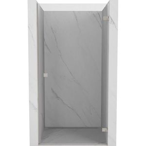 MEXEN/S - Lunar-B sprchové dvere krídlové pravé 85, transparent, nikel kartáčovaný 832-085-000-97-00-P vyobraziť