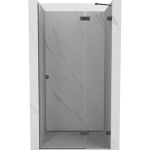 MEXEN/S - Lunar L sprchové dvere krídlové pravé 75, transparent, grafit metal 834L-075-000-95-00-P vyobraziť