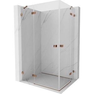 MEXEN/S - Lunar Duo sprchovací kút dvere krídlové 105 x 70, transparent, ružové zlato 834-105L-070P-60-00 vyobraziť