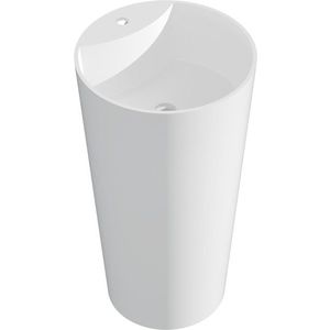 MEXEN - Onyx-02 Voľne stojace umývadlo z liateho mramoru 45 x 45, biela mat 26544500 vyobraziť