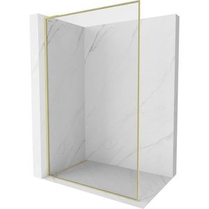 MEXEN/S - Kyoto-XF L Sprchová zástena WALK-IN s rámom 60 x 202, transparent 10 mm, zlato kartáčovaná 800-060-174-55-00-XF vyobraziť