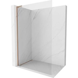MEXEN/S - Kyoto-X L Sprchová zástena WALK-IN 70 x 200, transparent 10 mm, meď kartáčovaná 800-070-107-65-00-X vyobraziť