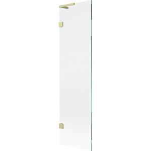 MEXEN/S - Lunar L vaňová zástena FIX 50 x 150, transparent, zlatá kartáčovaná 897L-050-000-55-00 vyobraziť