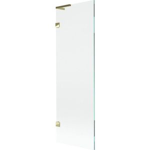 MEXEN/S - Lunar L vaňová zástena FIX 60 x 150, transparent, zlatá 897L-060-000-50-00 vyobraziť