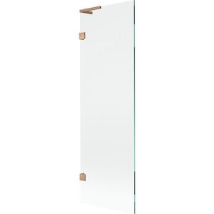 MEXEN/S - Lunar L vaňová zástena FIX 60 x 150, transparent, meď kartáčovaná 897L-060-000-65-00 vyobraziť