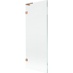 MEXEN/S - Lunar L vaňová zástena FIX 70 x 150, transparent, meď kartáčovaná 897L-070-000-65-00 vyobraziť