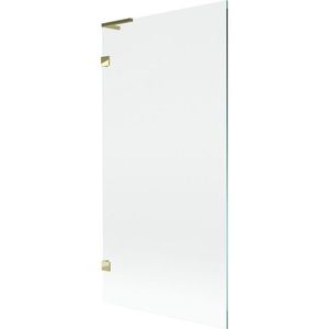 MEXEN/S - Lunar L vaňová zástena FIX 90 x 150, transparent, zlatá 897L-090-000-50-00 vyobraziť