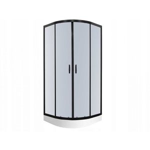 KERRA - Sprchová kabína Tiara 80x80 štvrťkruh s vaničkou 5907548112651 vyobraziť