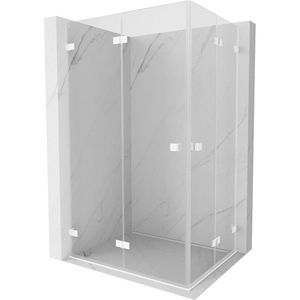 MEXEN/S - Lunar-F Duo sprchovací kút skladacie dvere 95 x 85, transparent, biela 836-095L-085P-20-00 vyobraziť