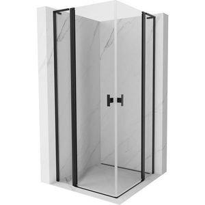 MEXEN/S - Mist L Duo sprchovací kút dvere krídlové 120 x 120, transparent, čierna 8A4L-120-120-70-00 vyobraziť