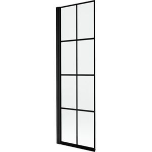 MEXEN - MIST vaňová zástena 60x150 cm 6mm 1-s, čierna, dekor, ľavá 8A9-060-001-70-77-L vyobraziť