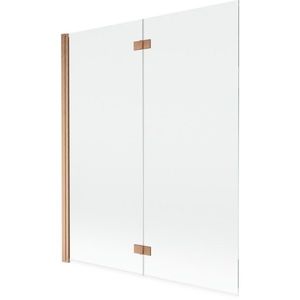 MEXEN - MIST vaňová zástena 140x150 cm 6mm 2-s, meď kartáčovaná, číra, ľavá 8A9-140-002-65-00-L vyobraziť
