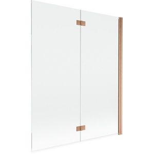 MEXEN - MIST vaňová zástena 140x150 cm 6mm 2-s, meď kartáčovaná, číra, pravá 8A9-140-002-65-00-P vyobraziť