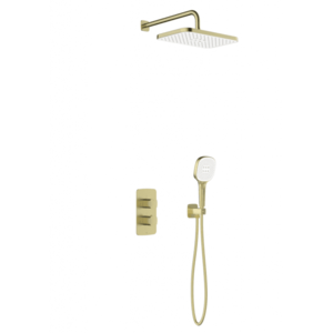 KFA KFA - Malaga sprchový set, termostatický, podomietkový, PVD brushed gold 5759-501-31 vyobraziť