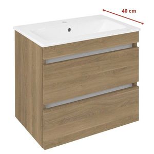 SAPHO - EZARA umývadlová skrinka 58x54x39cm, dub cuneo EZ592-2525 vyobraziť