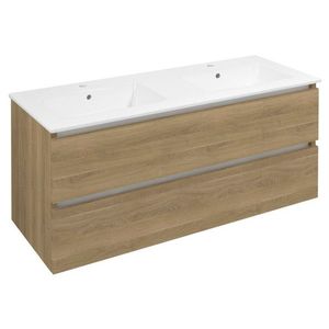 SAPHO - EZARA dvojumývadlová skrinka 120x55x46cm, dub cuneo EZ121-2525 vyobraziť