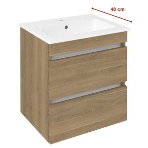 SAPHO - EZARA umývadlová skrinka 48x54x39cm, dub cuneo EZ492-2525 vyobraziť